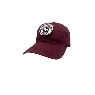 Mississippi State Bulldog Patch Adjustable Hat