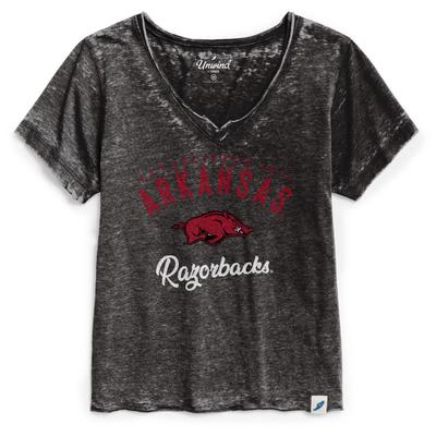 Arkansas League Summer Break Loose Fit V-Neck Tee