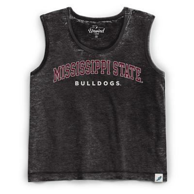 Mississippi State League Burnout Noble Arch Boxy Tank