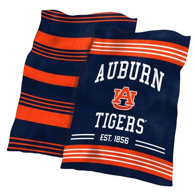 Auburn Colorblock Plush Blanket