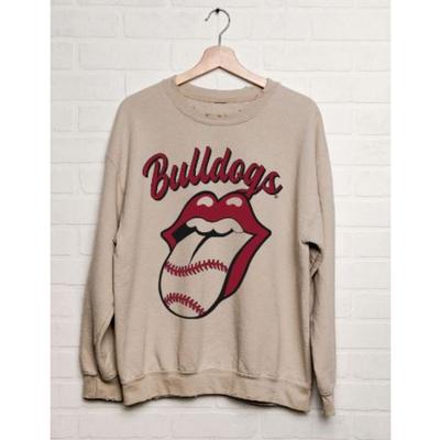 Mississippi State Rolling Stones Baseball Lick Sweatshirt
