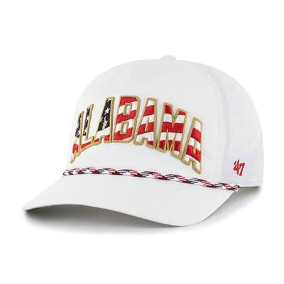 Alabama 47' Brand Hitch Stars and Stripes Rope Adjustable Hat