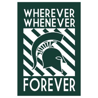 Michigan State Forever House Flag