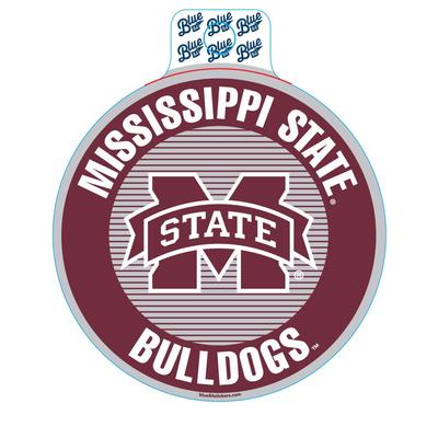Mississippi State Bulldogs Circle Decal