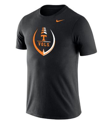 Tennessee Nike Drifit Football Element With Logo Short Sleeve Tee