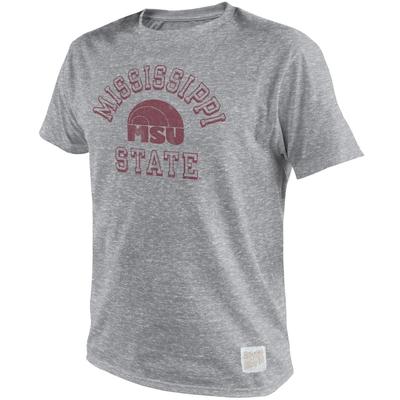 Mississippi State Vault Arch Streaky Short Sleeve Tee