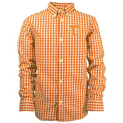 Tennessee Garb Toddler Gingham Lucas Button Down