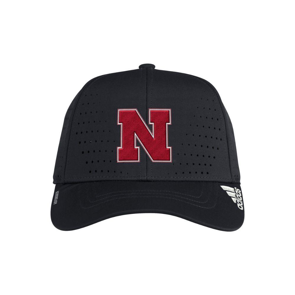  Nebraska Adidas Laser Performance Structured Adjustable Hat