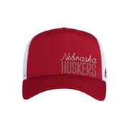  Nebraska Adidas Women's Foam Trucker Hat