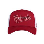  Nebraska Adidas Foam ' Nebraska ' Script Trucker Hat