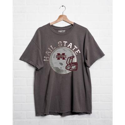Mississippi State Livy Lu Women's Helmet Circle Thrifted Tee