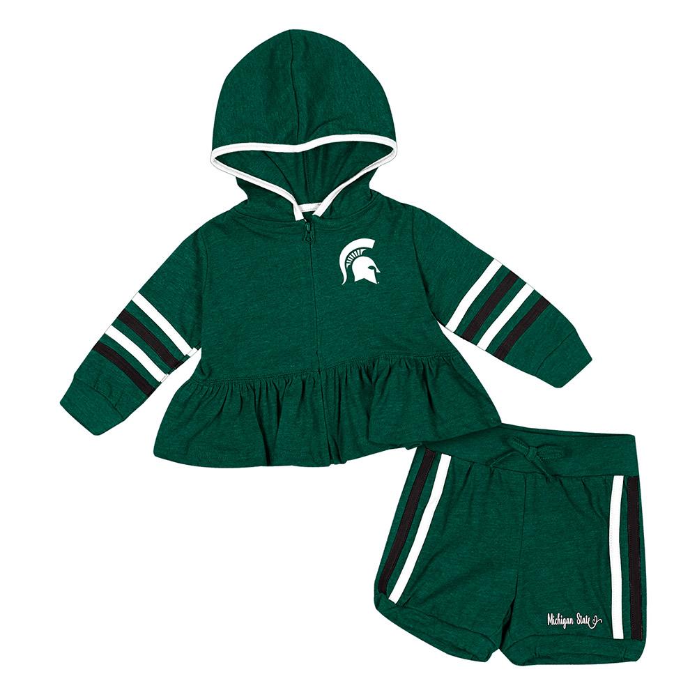  Michigan State Infant Spoonful Bloomer Set