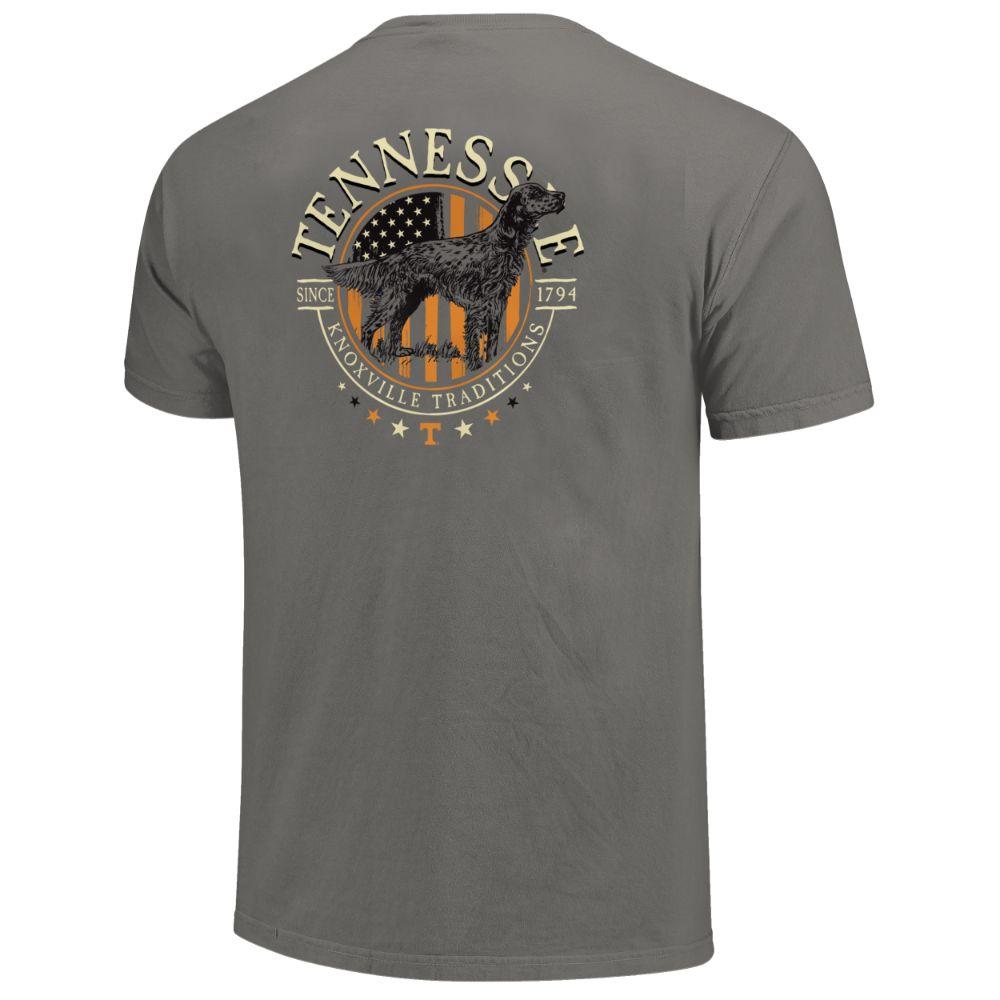  Tennessee Hunting Dog Flag Comfort Colors Tee