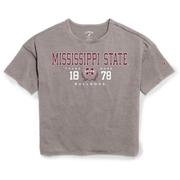  Mississippi State League All Day Boxy Bay Leaf Tee