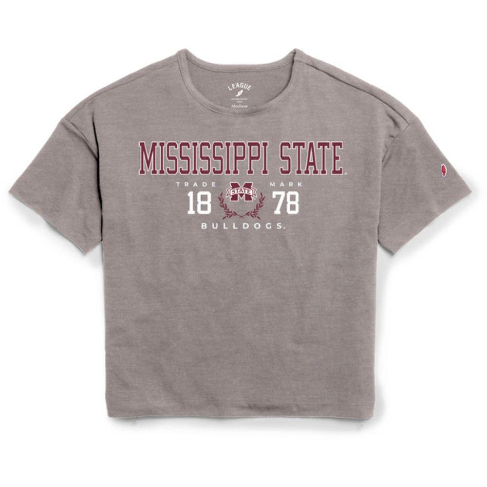  Mississippi State League All Day Boxy Bay Leaf Tee