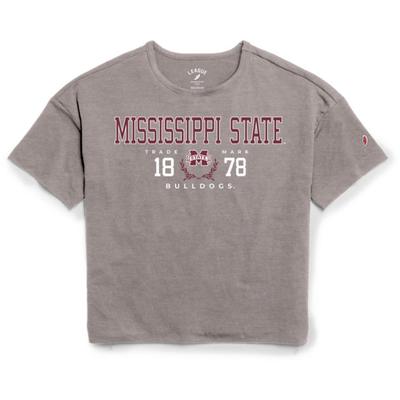 Mississippi State League All Day Boxy Bay Leaf Tee