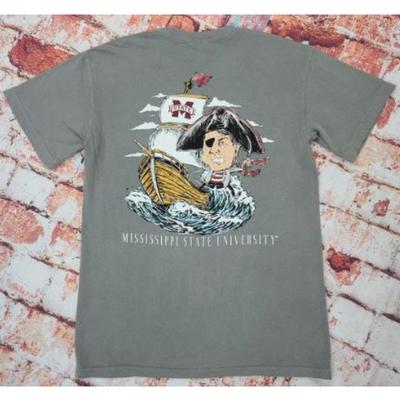 Mississippi State Leach Pirate Comfort Colors Tee