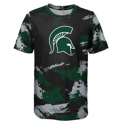 Michigan State Gen2 YOUTH Cross Pattern Dri-tek Tee