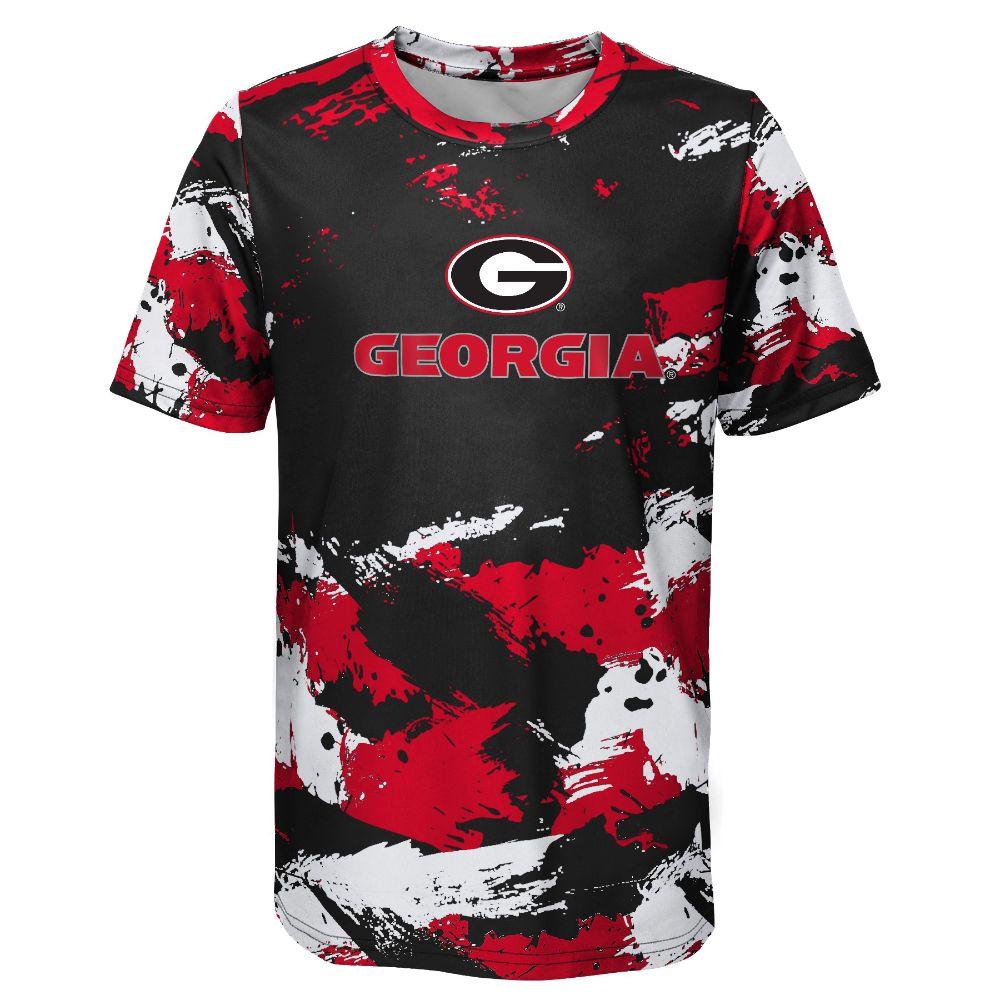 Georgia Gen2 Kids Cross Pattern Dri- Tek Tee