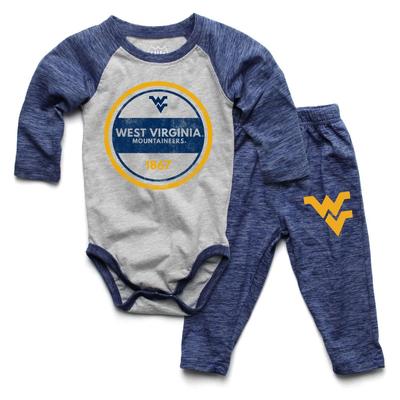 West Virginia Infant Onesie and Pant Set