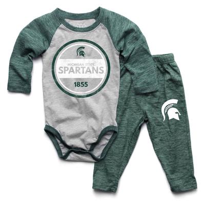Michigan State Infant Onesie and Pant Set