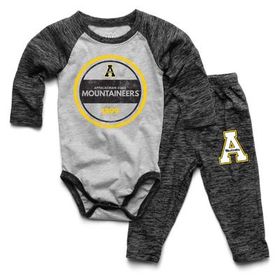 App State Infant Onesie and Pant Set