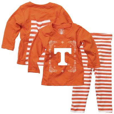 Tennessee Infant Girl Inset Stripe Set
