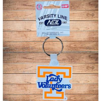 Tennessee Lady Vols Logo Rubber Keychain