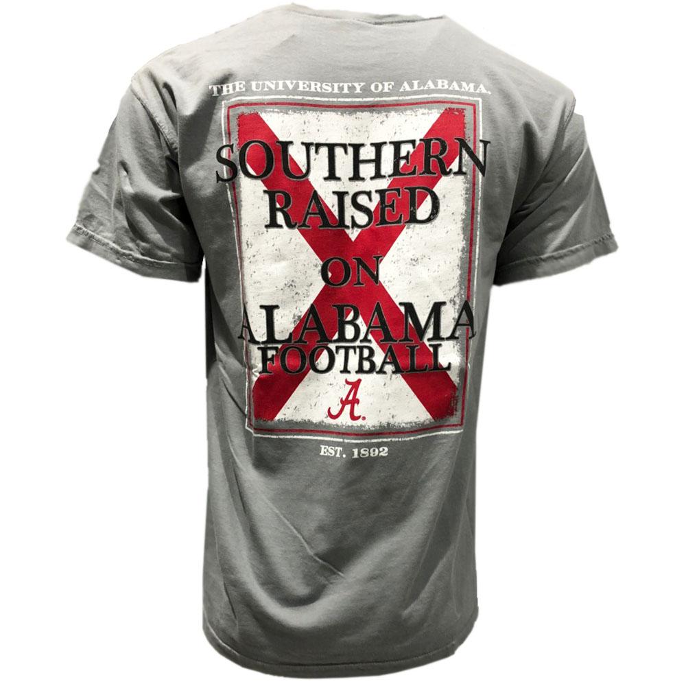 Raised On Alabama Football Comfort Colors Tee