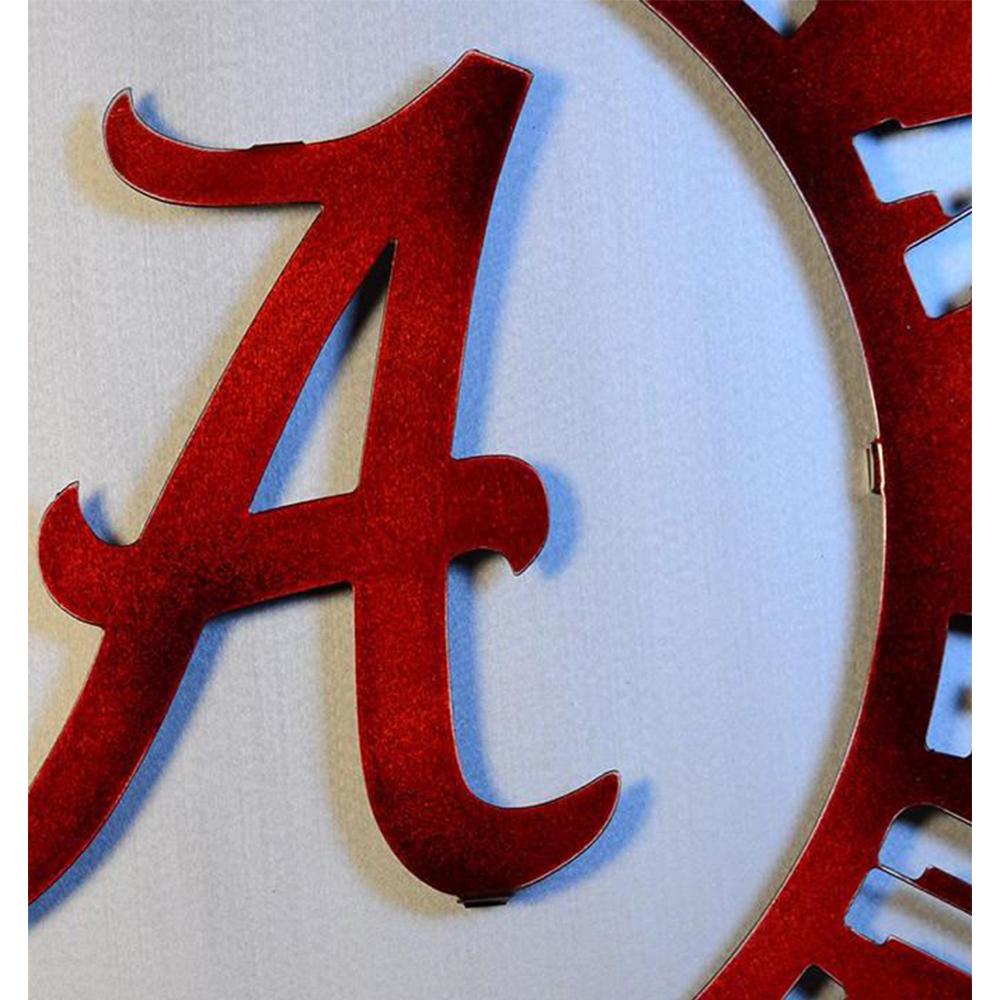 AL - Alabama Crimson Tide Logo 3D Metal Art - 18