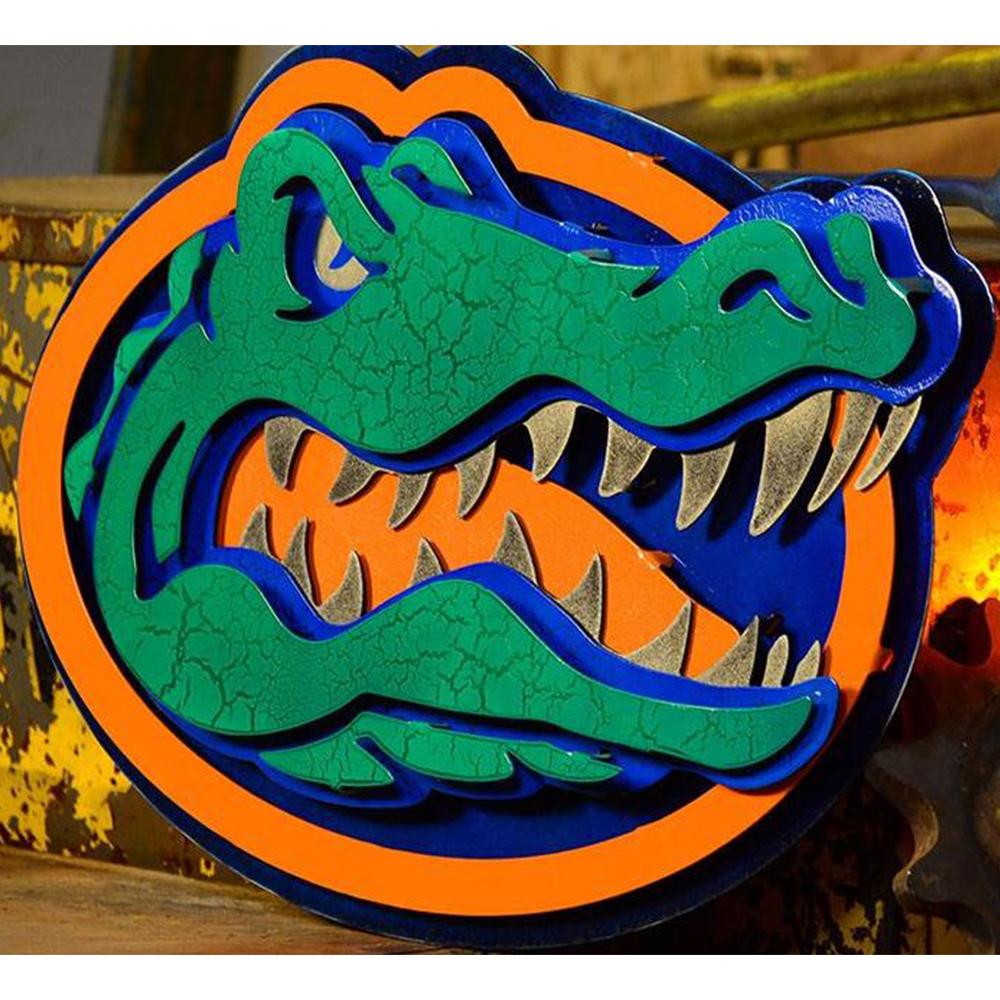 Gators | Florida Gator Logo 3D Metal Art | Alumni Hall