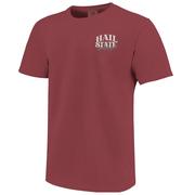 Mississippi State Stadium Mascot Phrase Comfort Colors Tee