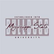 Mississippi State Champion Women's Core Script Bars V-Neck