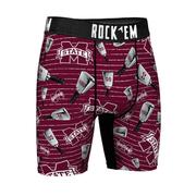 Mississippi State Cowbell Print Boxer Brief