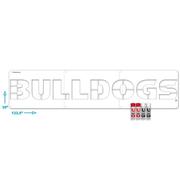 Georgia Bulldogs Wordmark Lawn Stencil Kit